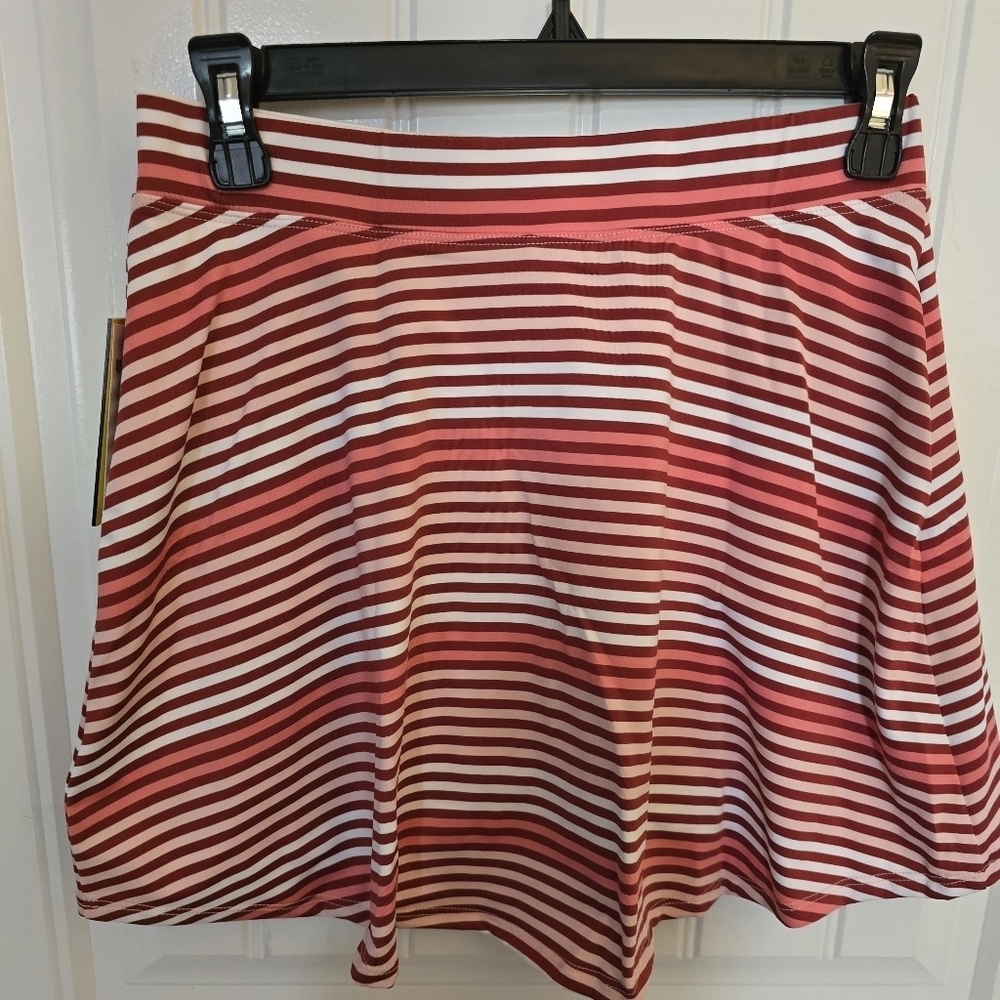 Eleven by Venus Williams Red Striped Skirt - Picture 2 of 4